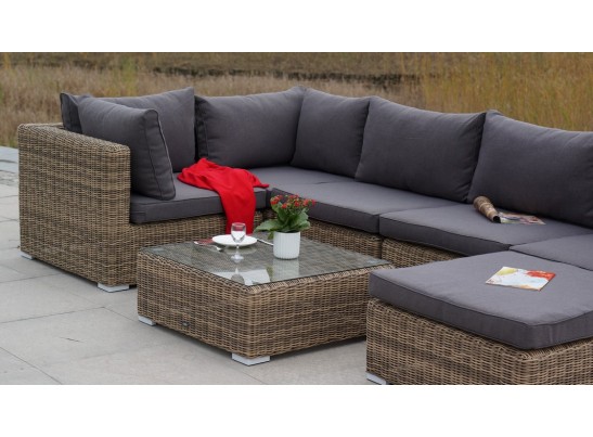 "Лунго" журнальный столик плетеный, цвет соломенный в Каменске-Уральском