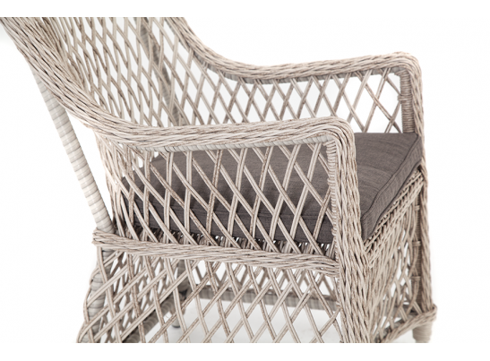 "Латте" плетеное кресло из искусственного ротанга, цвет бежевый в Каменске-Уральском