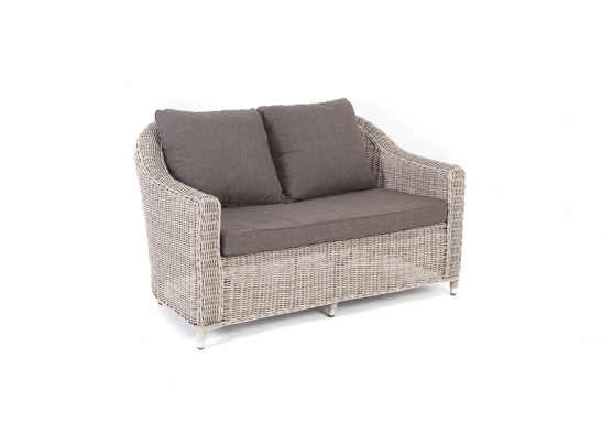 "Кон Панна" диван из искусственного ротанга двухместный, цвет бежевый в Каменске-Уральском