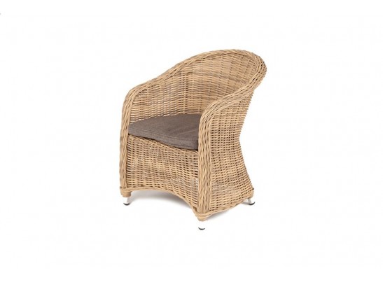 "Равенна" кресло детское плетеное, цвет соломенный в Каменске-Уральском