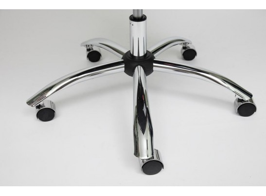 Кресло BOSS хром (кожзам/коричневый) в Каменске-Уральском