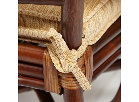 Комплект обеденный "ANDREA GRAND" (стол со стеклом+6 кресел+ подушки)