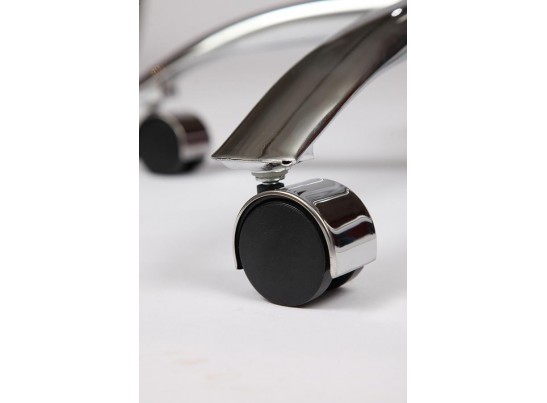 Кресло BERGAMO хром (кожзам/коричневый/светлый) в Каменске-Уральском