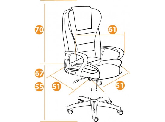 Кресло BARON (кожзам/бежевый) в Каменске-Уральском