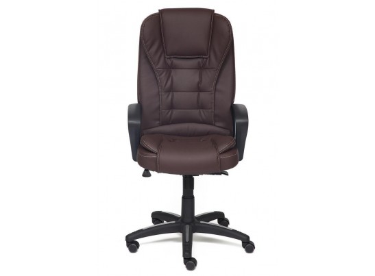 Кресло BARON (кожзам/коричневый/перфорированный) в Каменске-Уральском