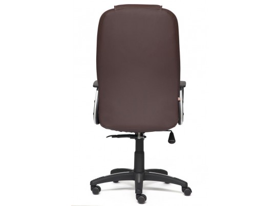 Кресло BARON (кожзам/коричневый/перфорированный) в Каменске-Уральском