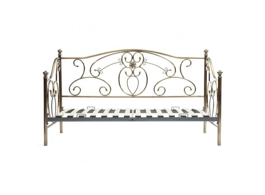 Кровать-софа односпальная JANE 90*200 Античная медь (Antique Brass)