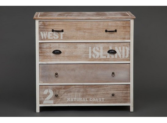 Комод с 4 ящиками Secret De Maison ISLAND ( mod. HX16-008NS )
