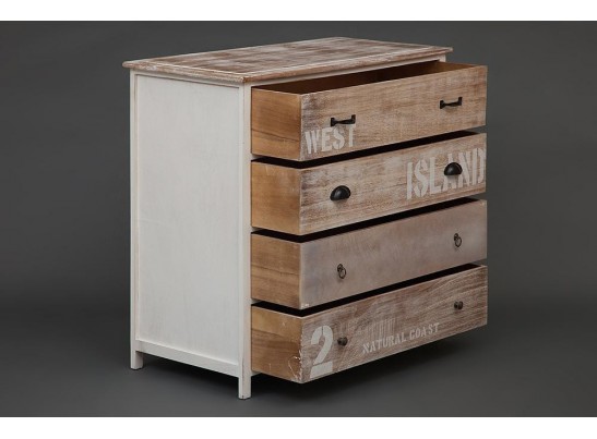 Комод с 4 ящиками Secret De Maison ISLAND ( mod. HX16-008NS )