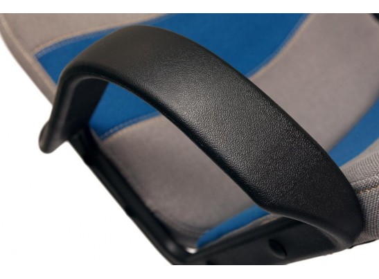 Кресло BAGGI (ткань/серый/синий) в Каменске-Уральском