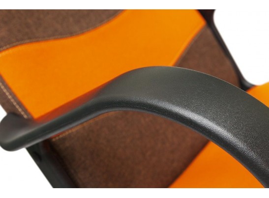 Кресло BAGGI (ткань/коричневый/оранжевый) в Каменске-Уральском