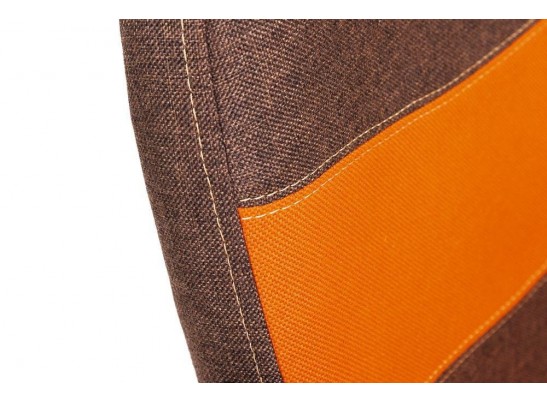 Кресло BAGGI (ткань/коричневый/оранжевый) в Каменске-Уральском