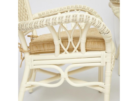 Комплект обеденный "ANDREA GRAND" (стол со стеклом+6 кресел+ подушки)