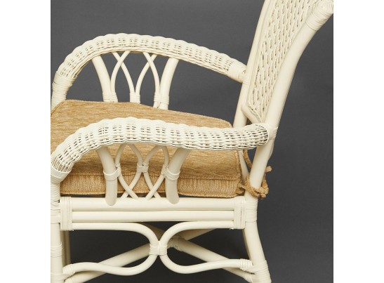 Комплект обеденный "ANDREA GRAND" (стол со стеклом+6 кресел+ подушки)