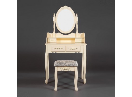 Туалетный столик с зеркалом и табуретом Secret De Maison ARNO ( mod. HX18-263 )