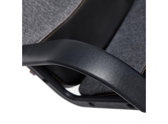 Кресло BAGGI (кожзам/ткань/черный/серый) в Каменске-Уральском