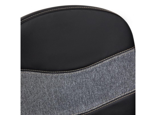 Кресло BAGGI (кожзам/ткань/черный/серый) в Каменске-Уральском