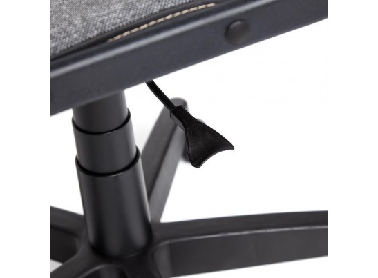 Кресло BAGGI (кожзам/ткань/черный/серый) в Каменске-Уральском