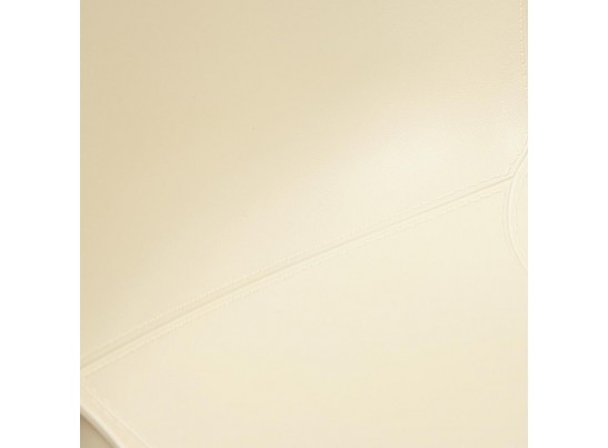 Стул GENIUS (mod 75) бежевый/коричневые ножки