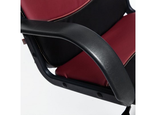 Кресло BAGGI (кожзам/черный/бордо) в Каменске-Уральском