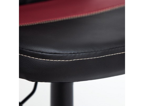 Кресло BAGGI (кожзам/черный/бордо) в Каменске-Уральском