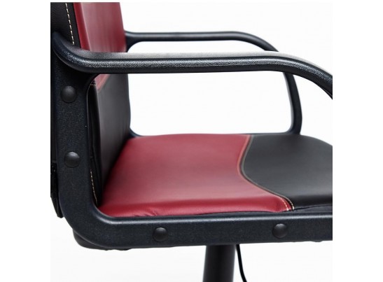 Кресло BAGGI (кожзам/черный/бордо) в Каменске-Уральском