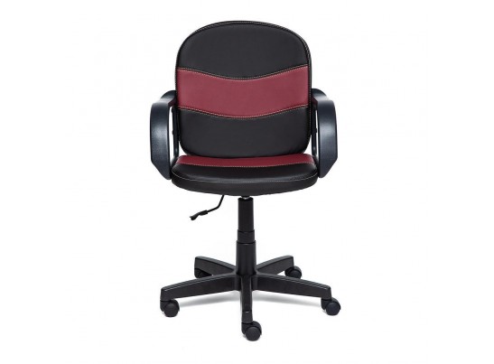 Кресло BAGGI (кожзам/черный/бордо) в Каменске-Уральском