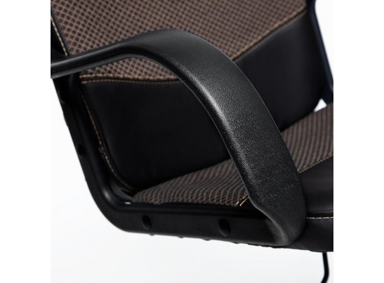 Кресло BAGGI (кожзам/ткань/черный/бежевый) в Каменске-Уральском