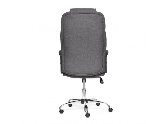 Кресло BERGAMO хром (ткань/темно-серый) в Каменске-Уральском