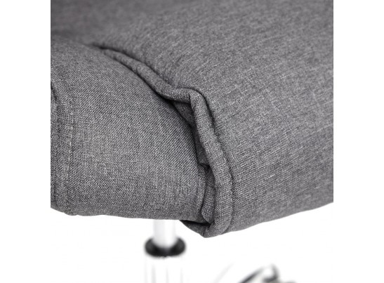 Кресло BERGAMO хром (ткань/темно-серый) в Каменске-Уральском