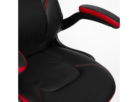 Кресло BAZUKA (кожзам/черный/красный) в Каменске-Уральском