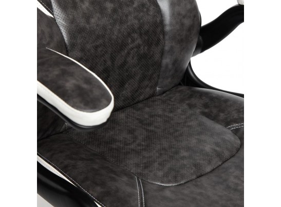 Кресло BAZUKA (кожзам/серый/белый) в Каменске-Уральском