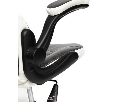 Кресло BAZUKA (кожзам/серый/белый) в Каменске-Уральском