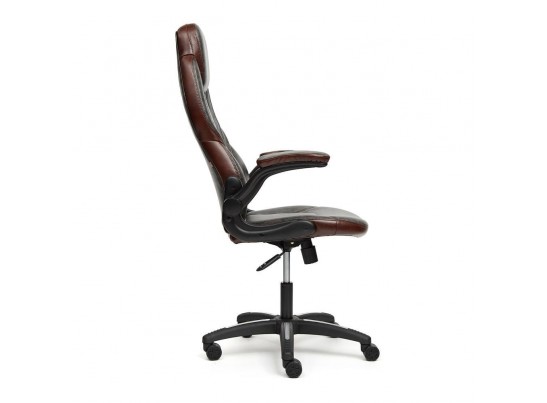 Кресло BAZUKA (кожзам/серый/коричневый) в Каменске-Уральском