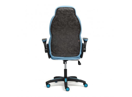 Кресло BAZUKA (кожзам/серый/голубой) в Каменске-Уральском