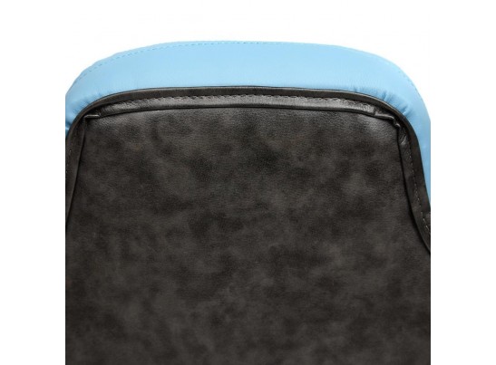 Кресло BAZUKA (кожзам/серый/голубой) в Каменске-Уральском