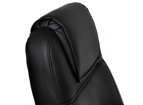 Кресло BERGAMO хром (кожзам/черный) в Каменске-Уральском