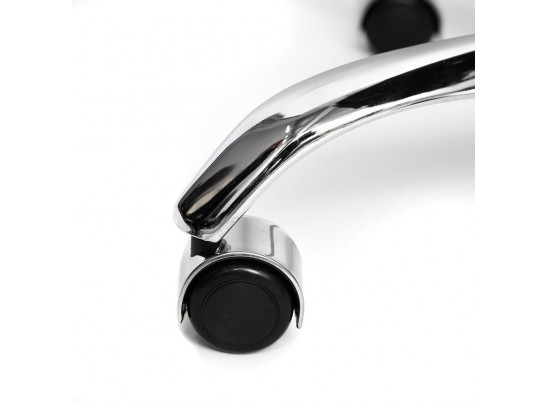 Кресло BERGAMO хром (кожзам/черный) в Каменске-Уральском