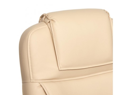 Кресло BERGAMO хром (кожзам/бежевый) в Каменске-Уральском