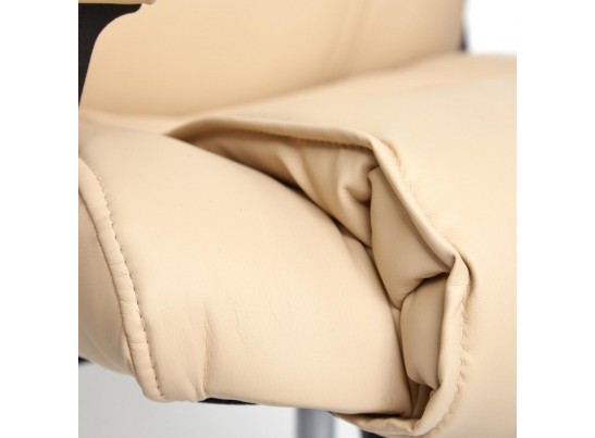 Кресло BERGAMO хром (кожзам/бежевый) в Каменске-Уральском