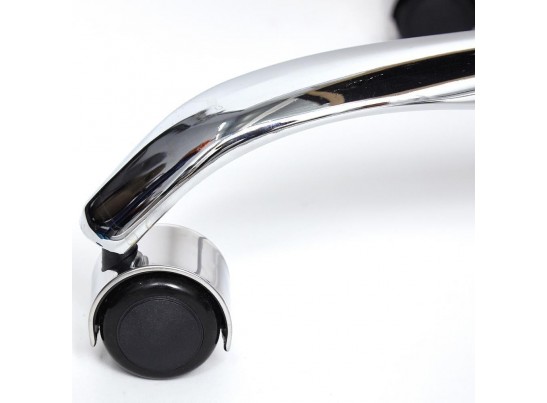 Кресло BERGAMO хром (кожзам/бежевый) в Каменске-Уральском