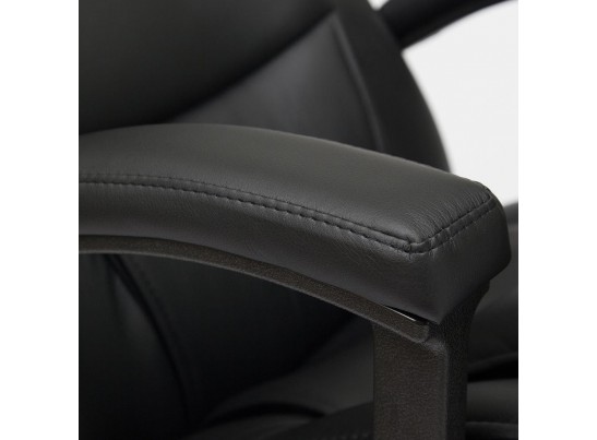 Кресло BERGAMO (кожзам/черный) в Каменске-Уральском