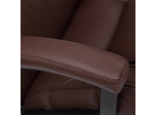 Кресло BERGAMO (кожзам/коричневый) в Каменске-Уральском