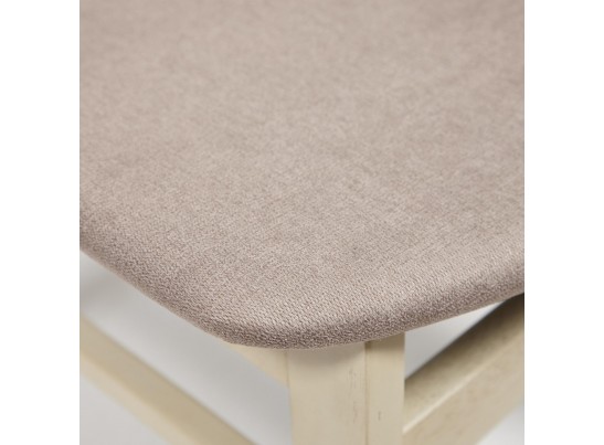 Стул с мягким сиденьем Rabat (дерево гевея/античный белый) в Каменске-Уральском