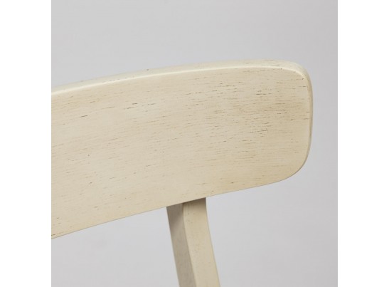 Стул с мягким сиденьем Rabat (дерево гевея/античный белый) в Каменске-Уральском