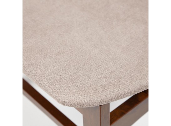 Стул с мягким сиденьем Rabat (дерево гевея/Тёмный Дуб) в Каменске-Уральском