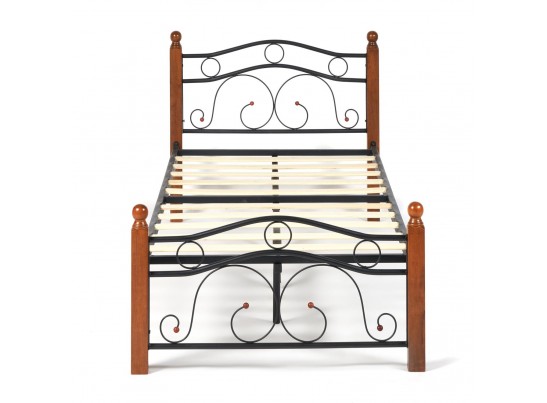 Кровать односпальная AT-803 Wood slat base