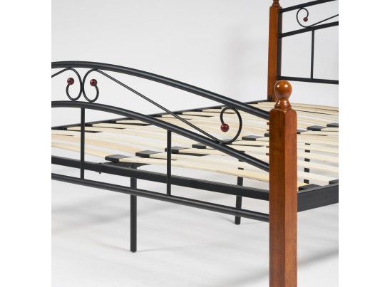 Кровать AT-8077 Wood slat base