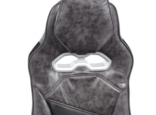 Кресло ARENA (кожзам/серый/черный) в Каменске-Уральском