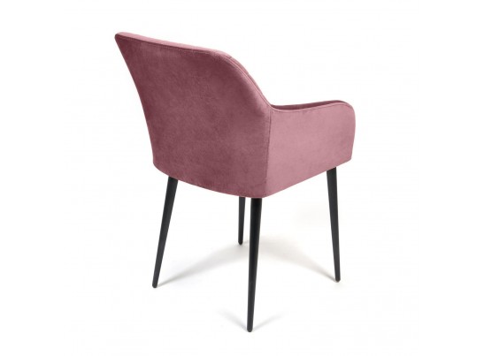 Кресло BREMO (mod. 708/ткань/металл/коралловый/черный) в Каменске-Уральском